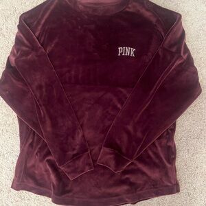 Velvet PINK crewneck